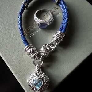 Judith Ripka ring and bracelet. Ring size 5 and bracelet is small